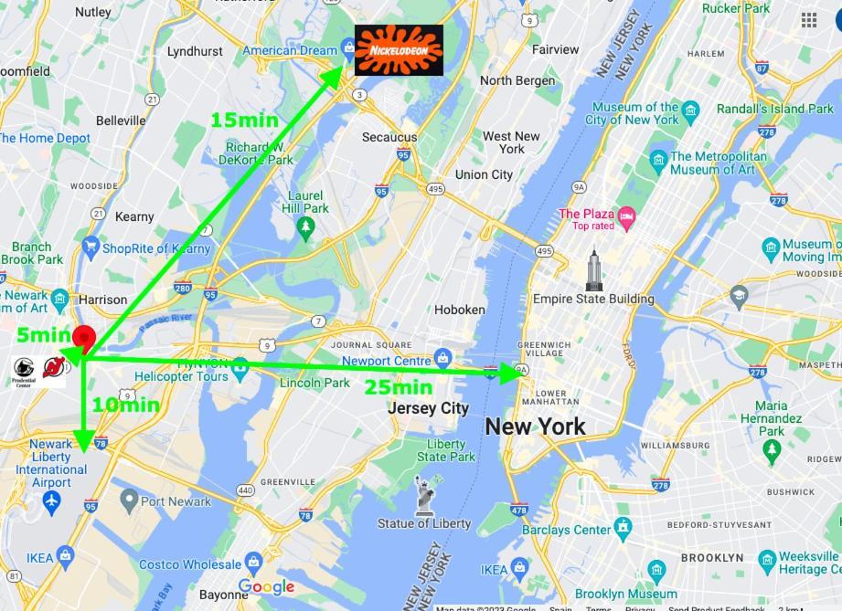 Best Room To Visit Nyc-Subway Access Newark Luaran gambar